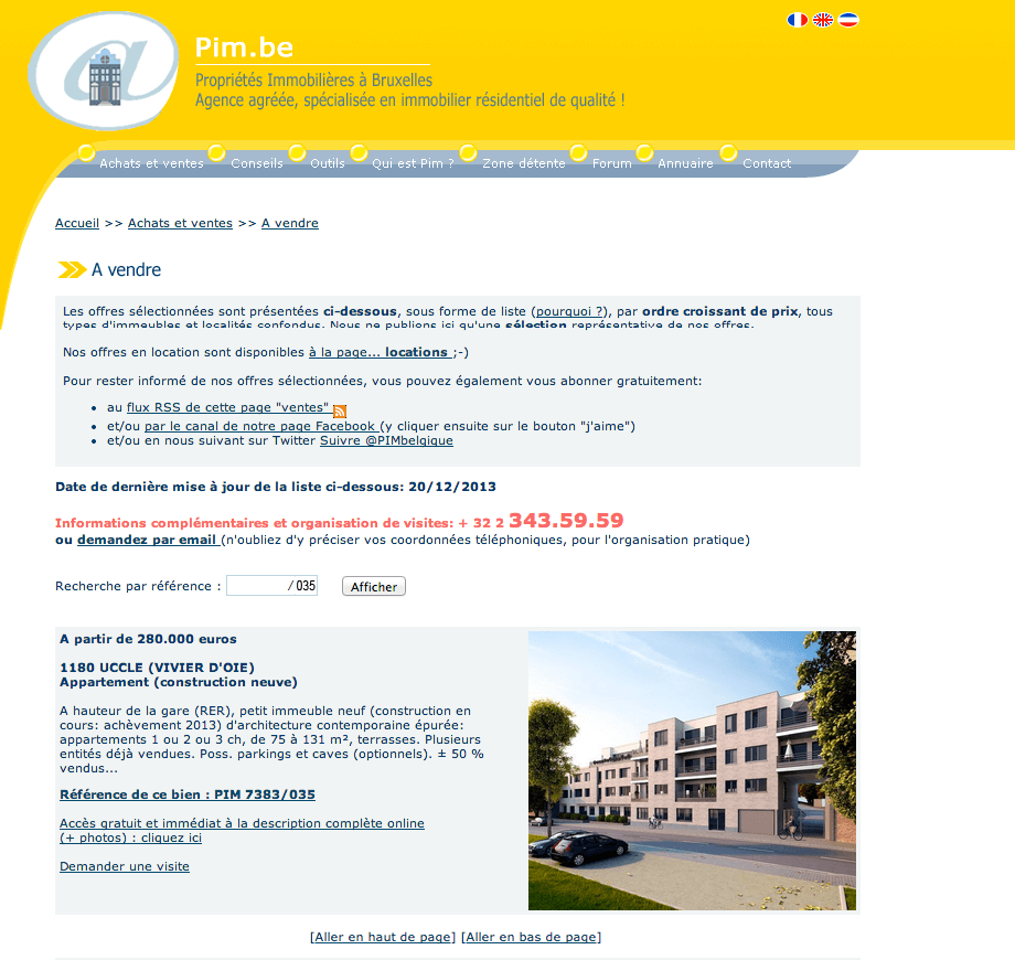 Ancien site d'une agence immobilière