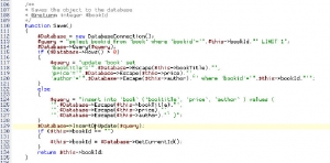 Voici à quoi ressemble le code PHP
