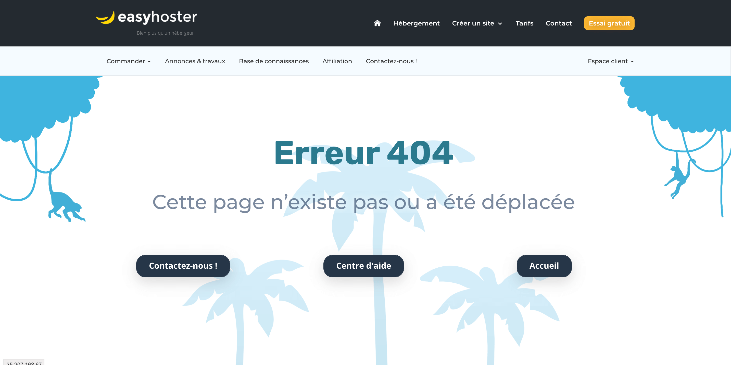 Voici une page 404 personnalisée avec le plugin WordPress 404Pages