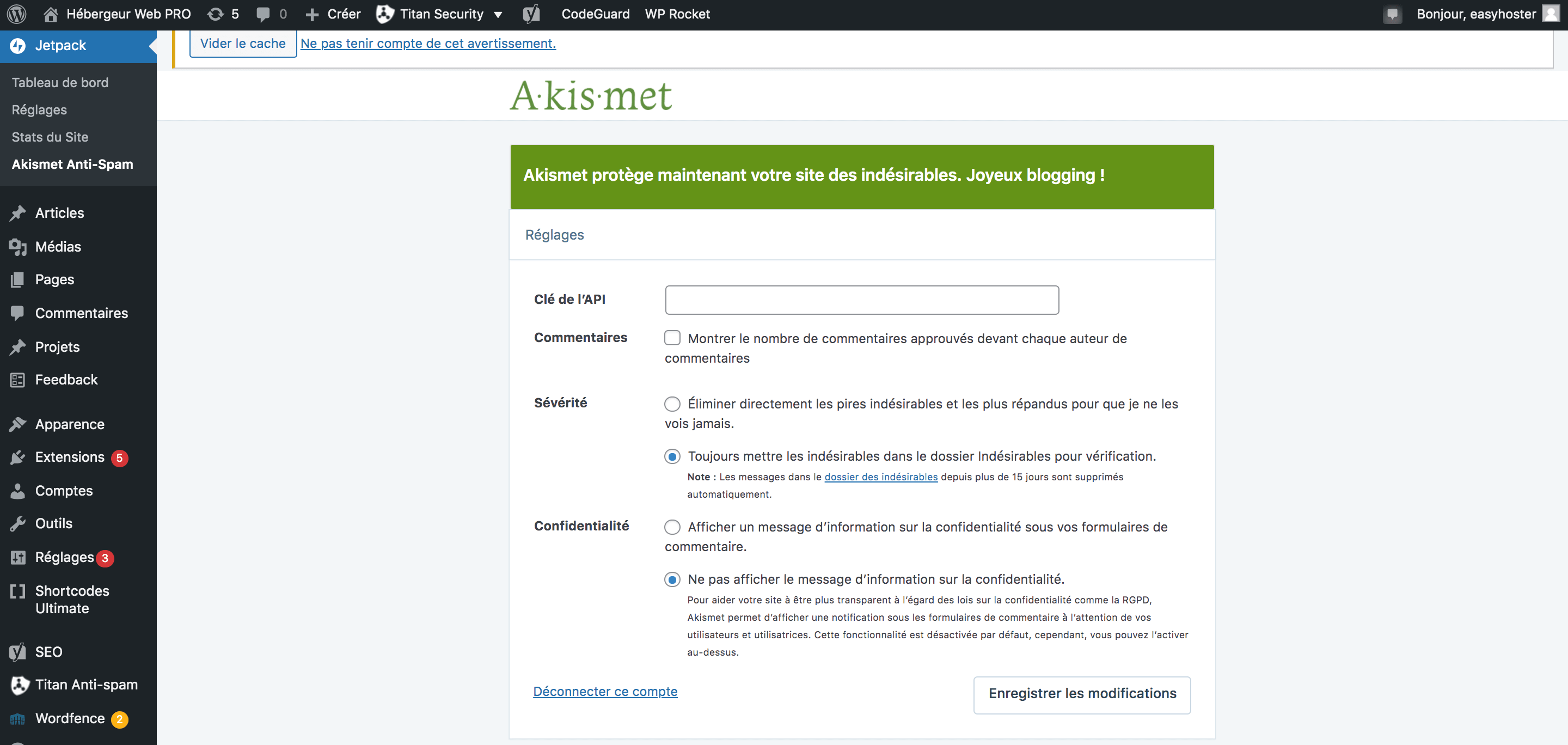 Ne subissez plus les commentaires spammy en ajoutant l'anti spam d'Aksimet sur WordPress