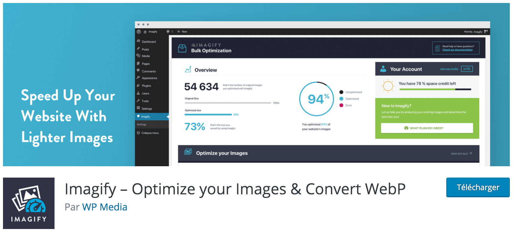 Meilleur plugin WordPress pour le traitement et la compression d'images