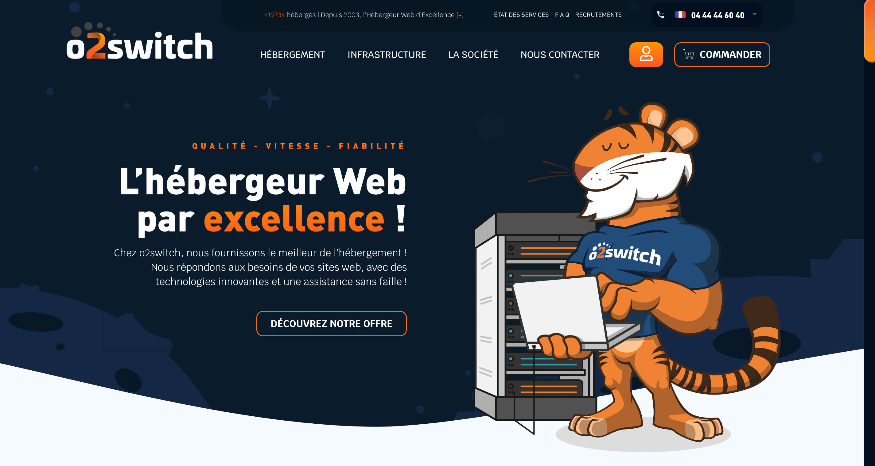 o2switch, 1er meilleur hébergeur WordPress