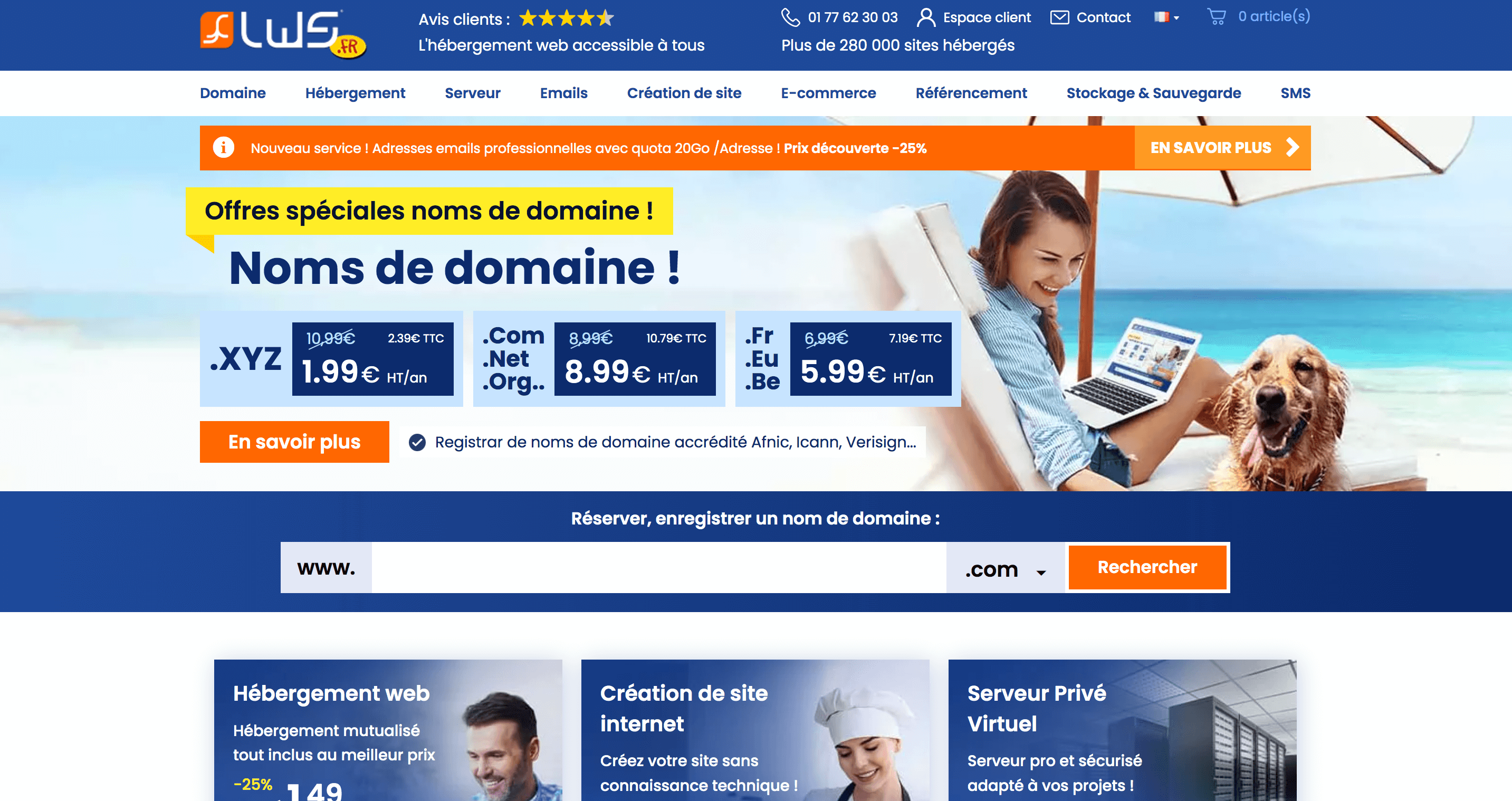 LWS, 13ème meilleur hébergeur WordPress