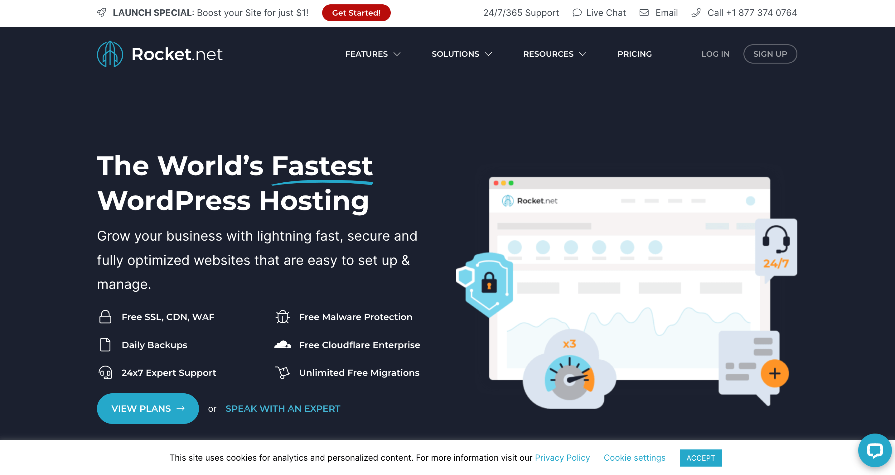 Rocket.net, 3ème meilleur hébergeur WordPress