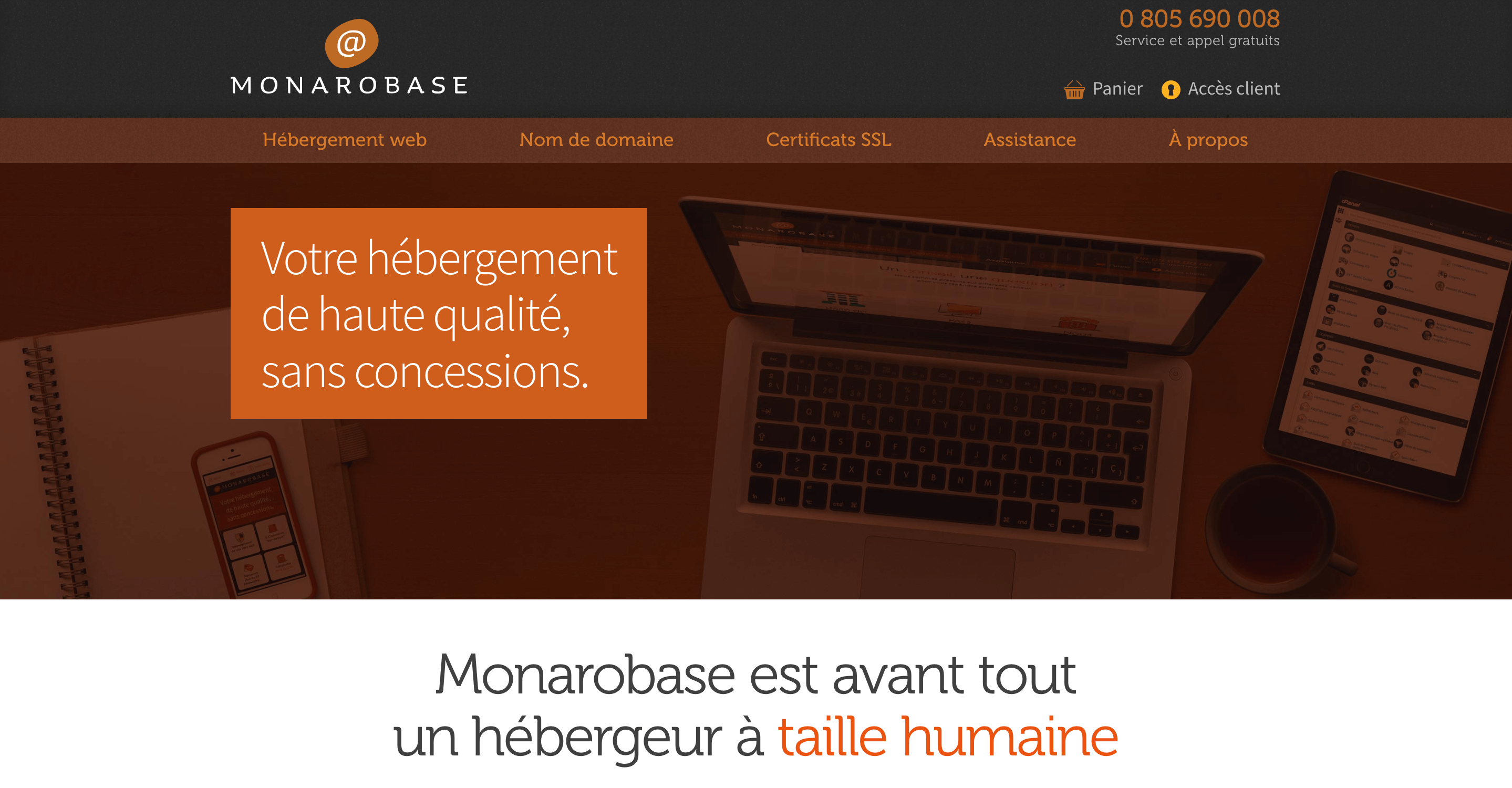 Monarobase, 33ème meilleur hébergeur WordPress