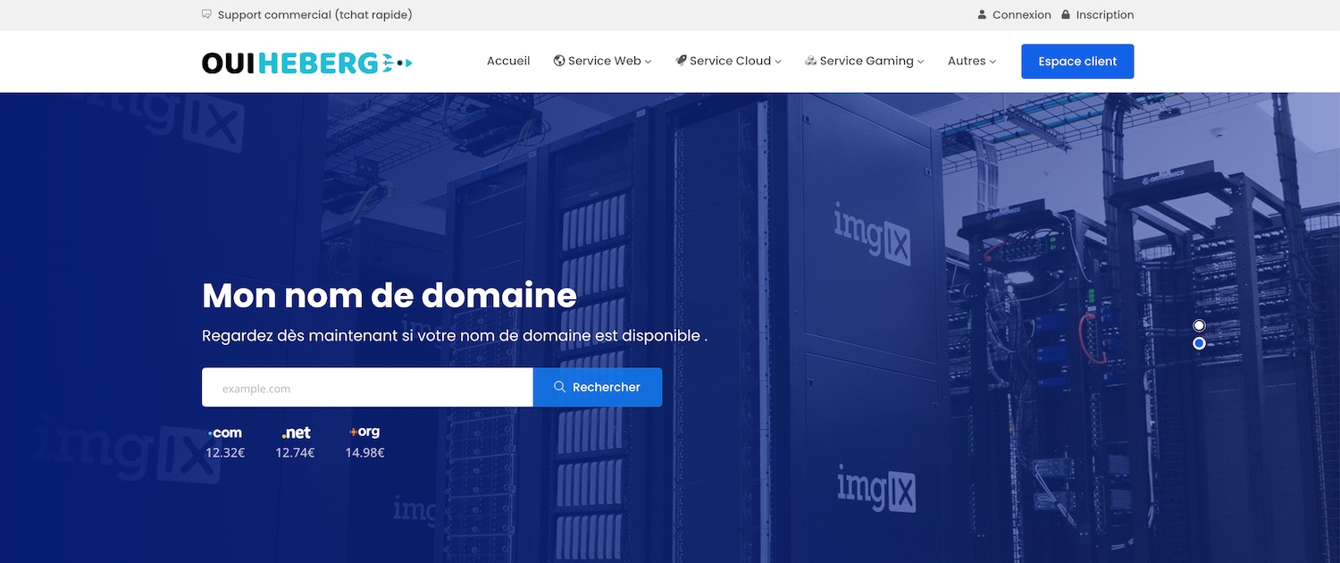 OuiHeberg, meilleur hébergeur WordPress