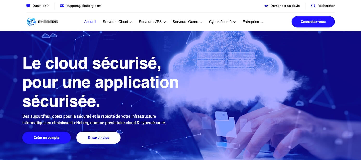 eHeberg, meilleur hébergeur WordPress