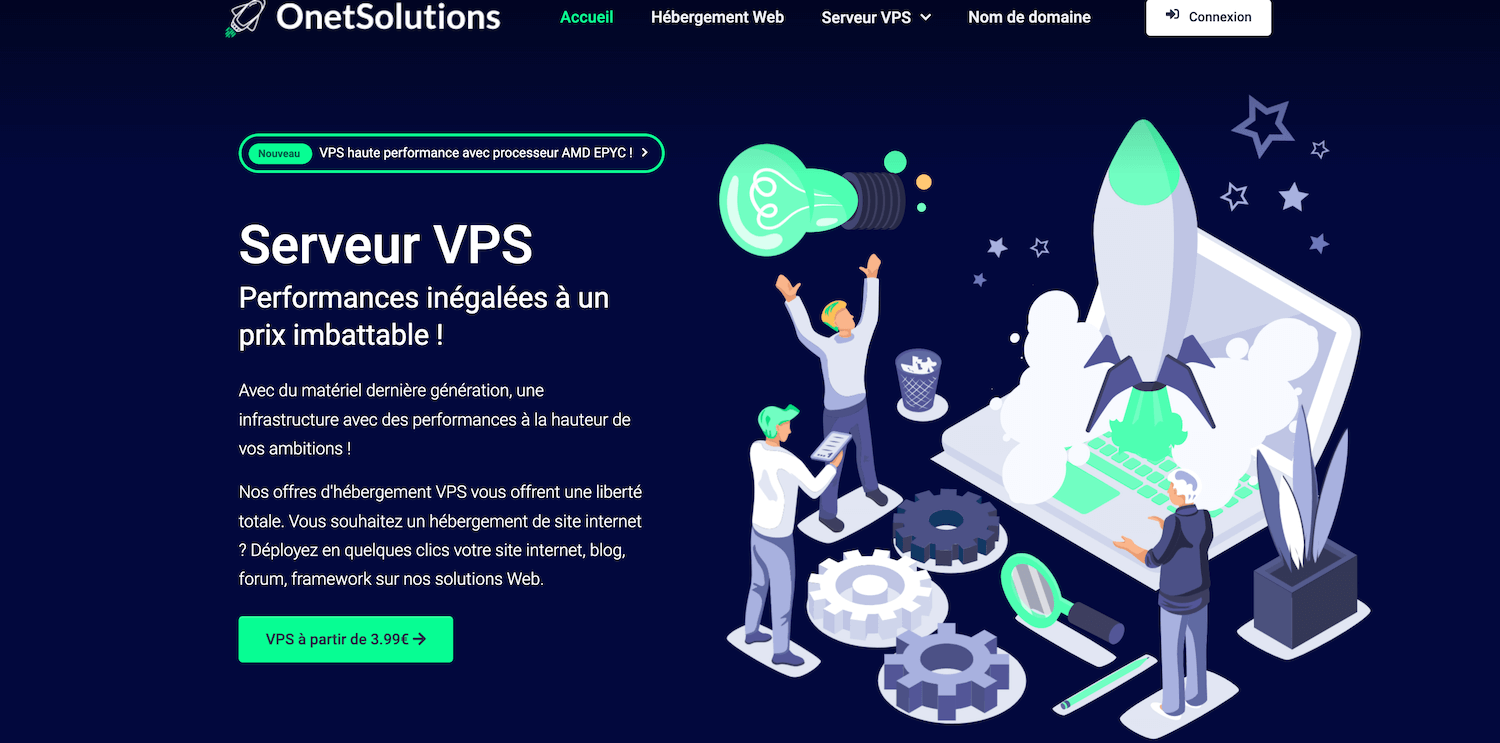 OnetSolutions, meilleur hébergeur WordPress